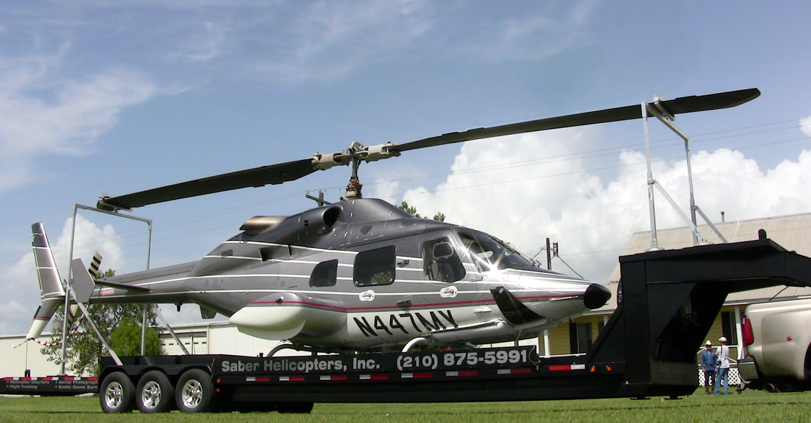 Specialized custom trailer manufactured for industrial applications