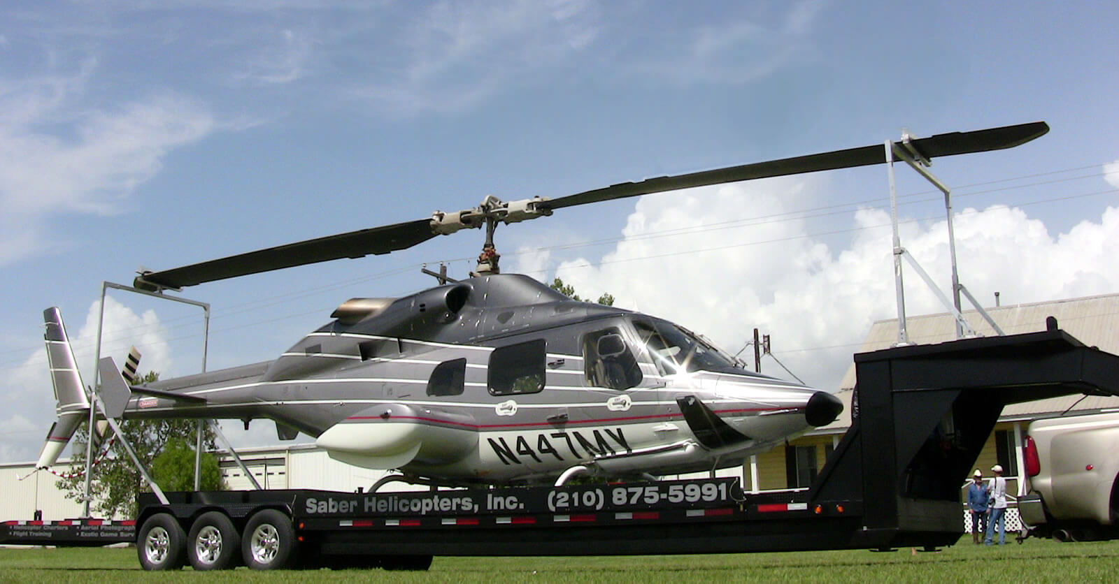 Specialized custom trailer manufactured for industrial applications
